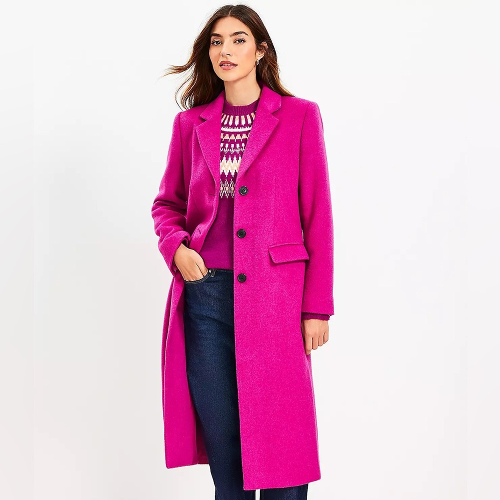 NWT Loft‎ Wool Blend Coat